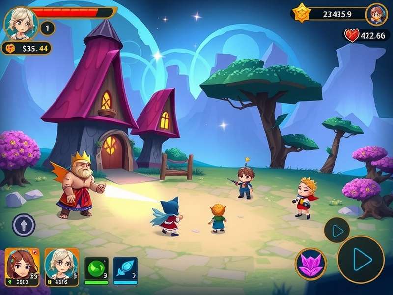 Twinkling Tale community event screenshot showing players celebrating together